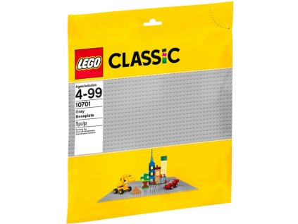 LEGO Classic - Šedá podložka na stavění - LEGO10701