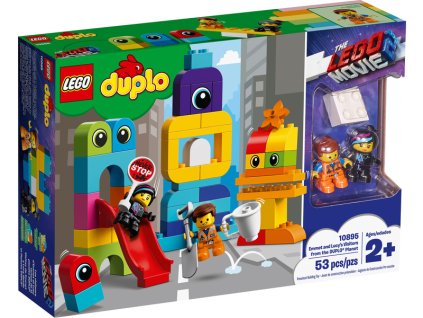 LEGO DUPLO - Emmet, Lucy a návštěvníci z DUPLO planety - LEGO10895