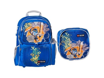 LEGO školní aktovka, 2 dílný set - Nexo Knights Freshmen - LEGO20009-1708