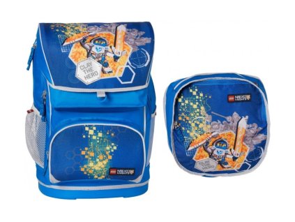 LEGO školní aktovka Maxi, 2 dílný set - Nexo Knights - LEGO20013-1708