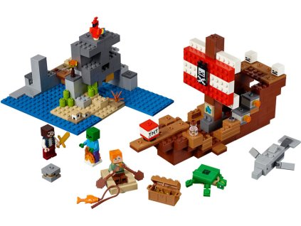 LEGO Minecraft - Dobrodružství pirátské lodi - LEGO21152