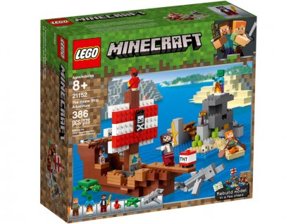 LEGO Minecraft - Dobrodružství pirátské lodi - LEGO21152