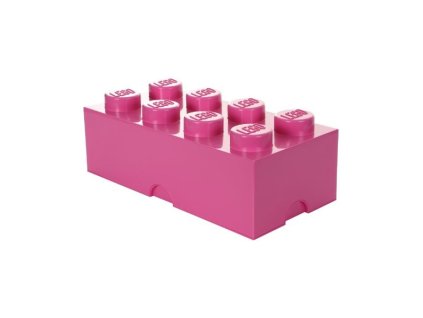 LEGO úložný box 250x500x180mm - růžový - LEGO40041739