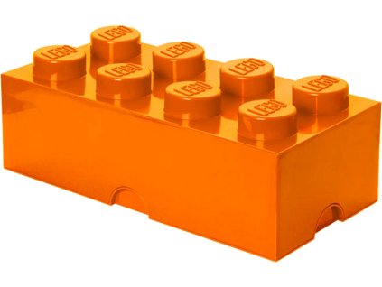 LEGO úložný box 250x500x180mm - oranžový - LEGO40041760