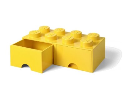 LEGO úložný box s šuplíky 250x500x180mm - žlutý - LEGO40061732