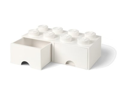 LEGO úložný box s šuplíky 250x500x180mm - bílý - LEGO40061735