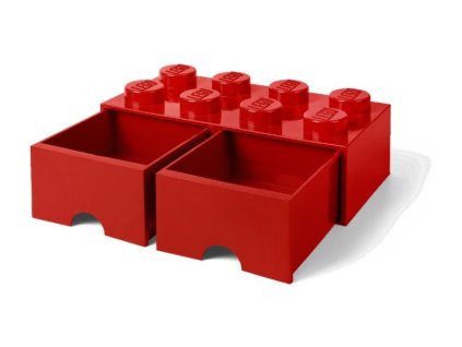 LEGO úložný box s šuplíky 250x500x180mm - bílý - LEGO40061735