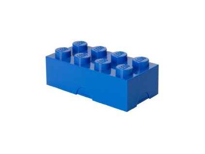 LEGO box na svačinu 100x200x75mm - modrý - LEGO40231731