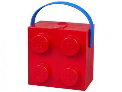 LEGO box s rukojetí 166x165x117mm - červený - LEGO40240001