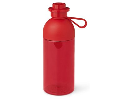 LEGO láhev na pití 0.5L - transparentní červená - LEGO40420001