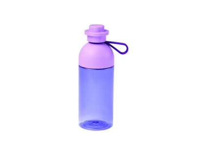 LEGO láhev na pití 0.5L - transparentní levandulová - LEGO40420004