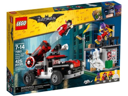 LEGO Batman Movie - Harley Quinn a útok dělovou koulí - LEGO70921