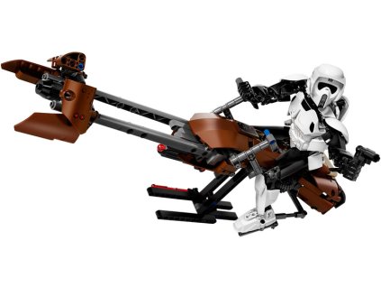 LEGO Star Wars - Průzkumný voják a speederová motorka - LEGO75532