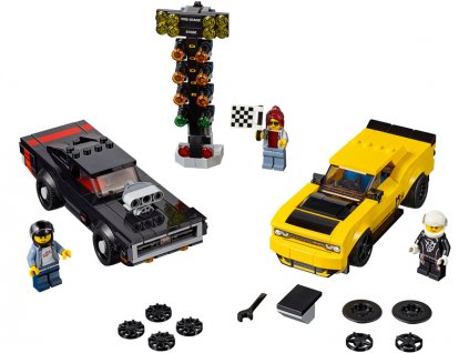 LEGO Speed Champions - 2018 Dodge Challenger SRT Demon a 1970 Dodge Charger R/T - LEGO75893