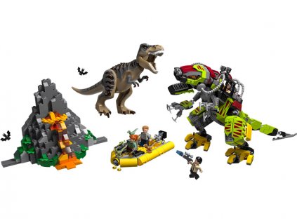 LEGO Jurský Park - T. rex vs. Dinorobot - LEGO75938