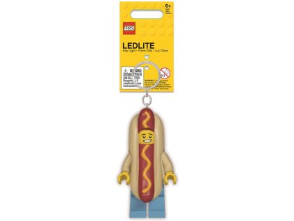 LEGO svítící klíčenka - Hot Dog - LGL-KE119