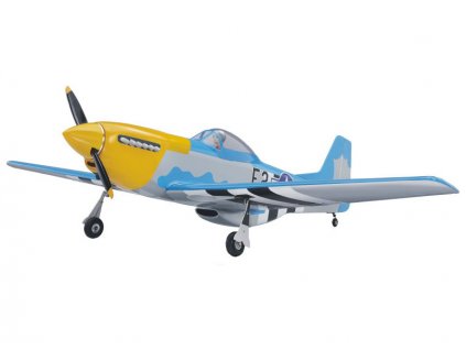 P-51D Mustang 20cc 1.7m ARF žlutý - NA8714A