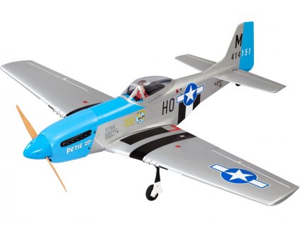P-51D Mustang 20cc 1.7m ARF modrý - NA8714B