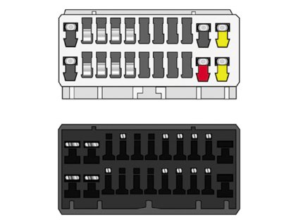 Kabeláž pro HF PARROT/OEM Chrysler, Jeep, Dodge modely 2001- - sot-086