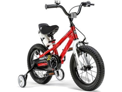 RoyalBaby - Dětské kolo 16" Free Style červené - RB-667428