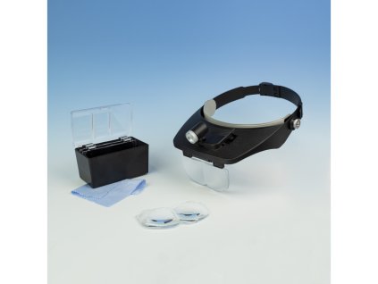 Lightcraft čelenka s lupou a LED osvětlením (set) - SH-LC1764LED