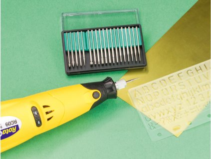 Modelcraft gravírovací nástroje se stopkou 2.35mm (sada 20ks) - SH-PFR6200