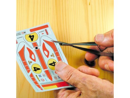 Modelcraft mini přesné nůžky s pružinou zahnuté - SH-PSC1001/C