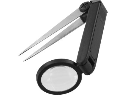 Modelcraft lupa 1.75x s pinzetou a LED osvětlením - SH-PTW1124