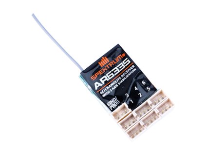 Spektrum přijímač AR6335 DSM2/DSMX 6CH AS3X Nanolite - SPMAR6335