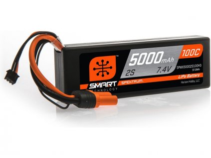 Spektrum Smart LiPo 7.4V 5000mAh 100C HC IC3 - SPMX50002S100H3