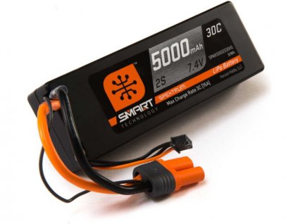 Spektrum Smart LiPo 7.4V 5000mAh 30C HC IC5 - SPMX50002S30H5