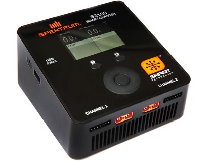 Spektrum Smart nabíječ S2100 2x100W AC - SPMXC1010I