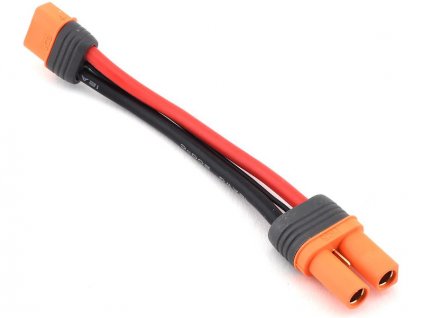 Spektrum konverzní kabel IC5 baterie - IC3 přístroj 10cm 10 AWG - SPMXCA508