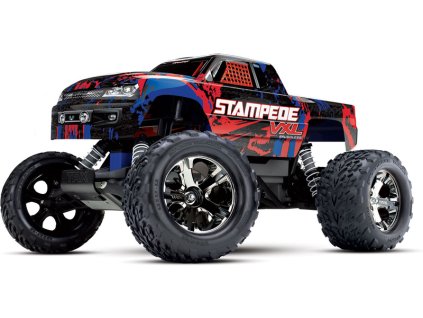 Traxxas Stampede 1:10 VXL TQi RTR červený - TRA36076-4-RED