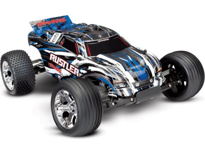 Traxxas Rustler 1:10 RTR modrý - TRA37054-1-BLX