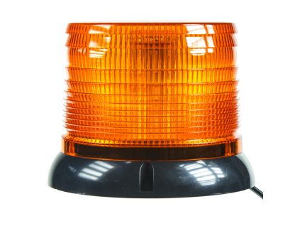 LED maják, 12-24V, oranžový magnet, homologace - wl61
