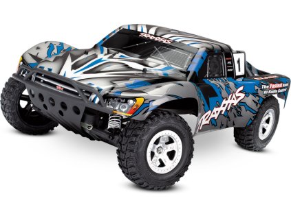 Traxxas Slash 1:10 RTR modrý-X - TRA58024-BLX