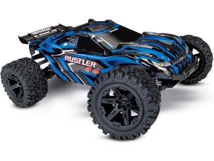 Traxxas Rustler 1:10 4WD RTR modrý - TRA67064-1-BLU
