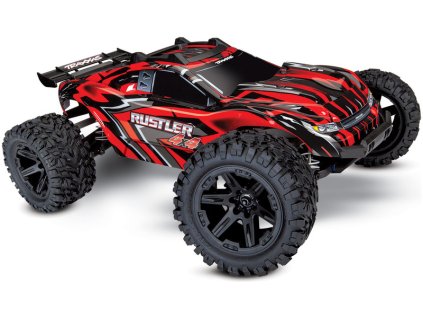 Traxxas Rustler 1:10 4WD RTR červený - TRA67064-1-RED