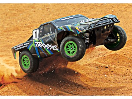 Traxxas Slash 1:10 4WD RTR zelený - TRA68054-1-GRN