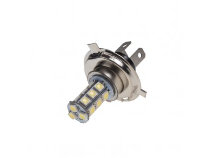 LED H4 bílá, 12V, 18LED/3SMD - 95h402