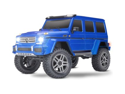 Traxxas TRX-4 Mercedes G500 1:10 TQi RTR s LED osvětlením modrý - TRA82096-4-BLU