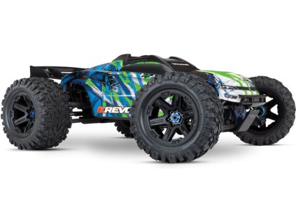 Traxxas E-Revo 1:8 VXL RTR zelené - TRA86086-4-GRN