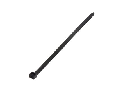 Vázací pásek černý 7 x 200 mm, 100 ks - 44009