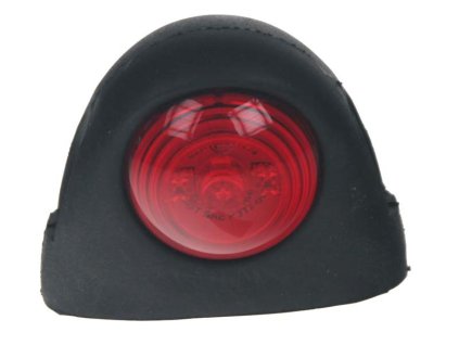 Poziční LED (tykadlo) gumové - červeno/bílé, 9-36V, ECE trl194 x