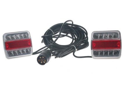2x sdružená lampa zadní LED včetně kabeláže a připojení 7pin - trl13led