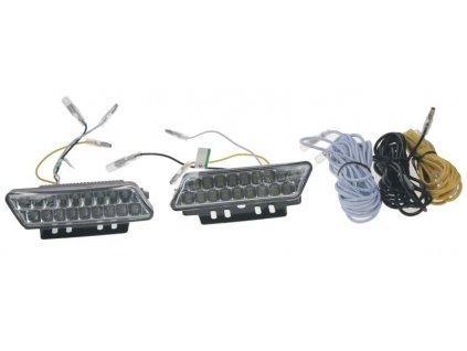 LED světla pro denní svícení, 100x25mm, ECE - drlMINI1810