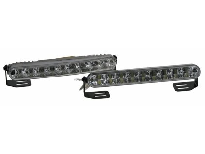 LED světla pro denní svícení, 182x24mm, ECE - drlMINI1818