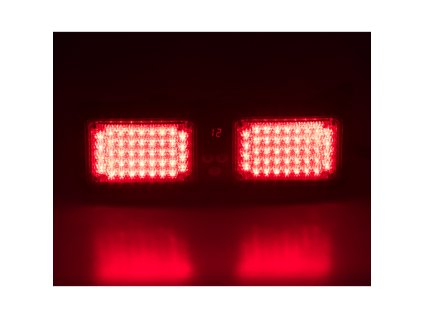 PREDATOR dual LED vnitřní, 12V, červený, 320mm - kf801red