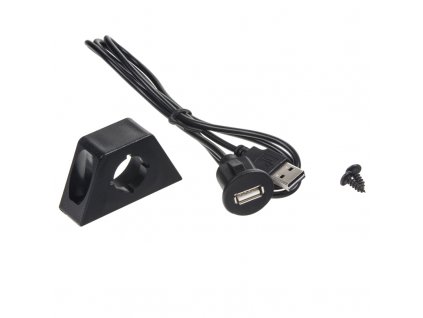 Prodlužovací kabel USB s panelem na palubní desku 1m - pc7-226